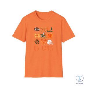 Miami Hurricanes Bows Inspired Unisex Softstyle T Shirt Miami Hurricanes T Shirt riracha 2