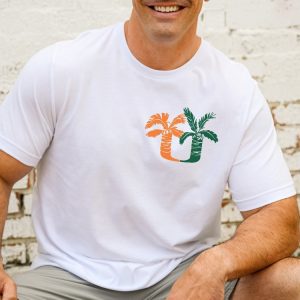 Um Palm Tree Pocket Shirt Umiami Inspired Fan Made Design Miami Hurricanes T Shirt Miami Game Day Shirt riracha 4