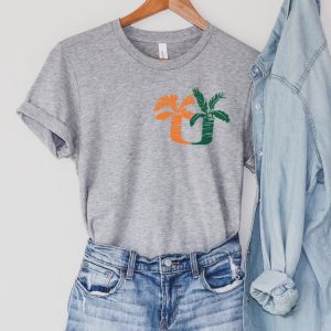 Um Palm Tree Pocket Shirt Umiami Inspired Fan Made Design Miami Hurricanes T Shirt Miami Game Day Shirt riracha 5