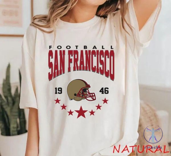 San Francisco Football Sweatshirt Shirt Retro Style 90S Vintage Unisex Crewneck riracha 3