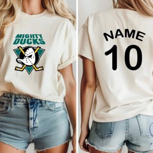 Custom Mighty Ducks Old School Shirt Hockey 2000S Shirt Mighty Ducks Shirt Anaheim Ducks Shirt riracha 5