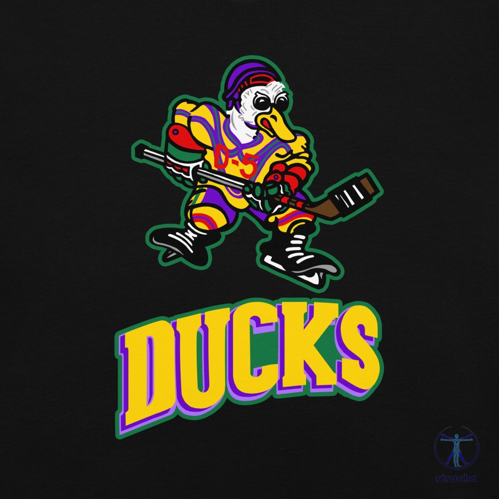 The Mighty Ducks T Shirt Hockey Anaheim Ducks Shirt Nostalgic Shirt For Sport Lovers Mighty Ducks Shirt