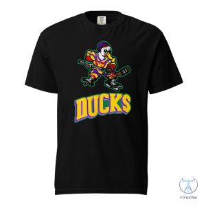 The Mighty Ducks T Shirt Hockey Anaheim Ducks Shirt Nostalgic Shirt For Sport Lovers Mighty Ducks Shirt riracha 2