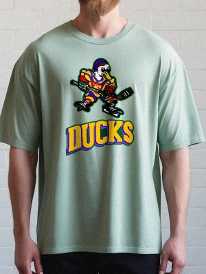 The Mighty Ducks T Shirt Hockey Anaheim Ducks Shirt Nostalgic Shirt For Sport Lovers Mighty Ducks Shirt riracha 4