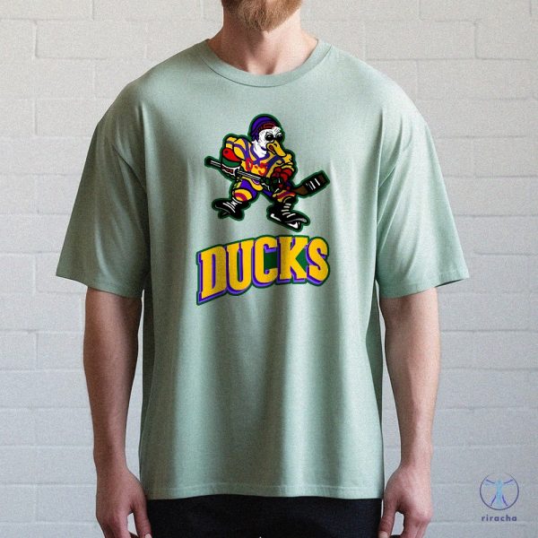 The Mighty Ducks T Shirt Hockey Anaheim Ducks Shirt Nostalgic Shirt For Sport Lovers Mighty Ducks Shirt riracha 4