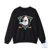 Old School Mighty Ducks Crewneck Mighty Ducks Shirt Anaheim Ducks Shirt riracha 1