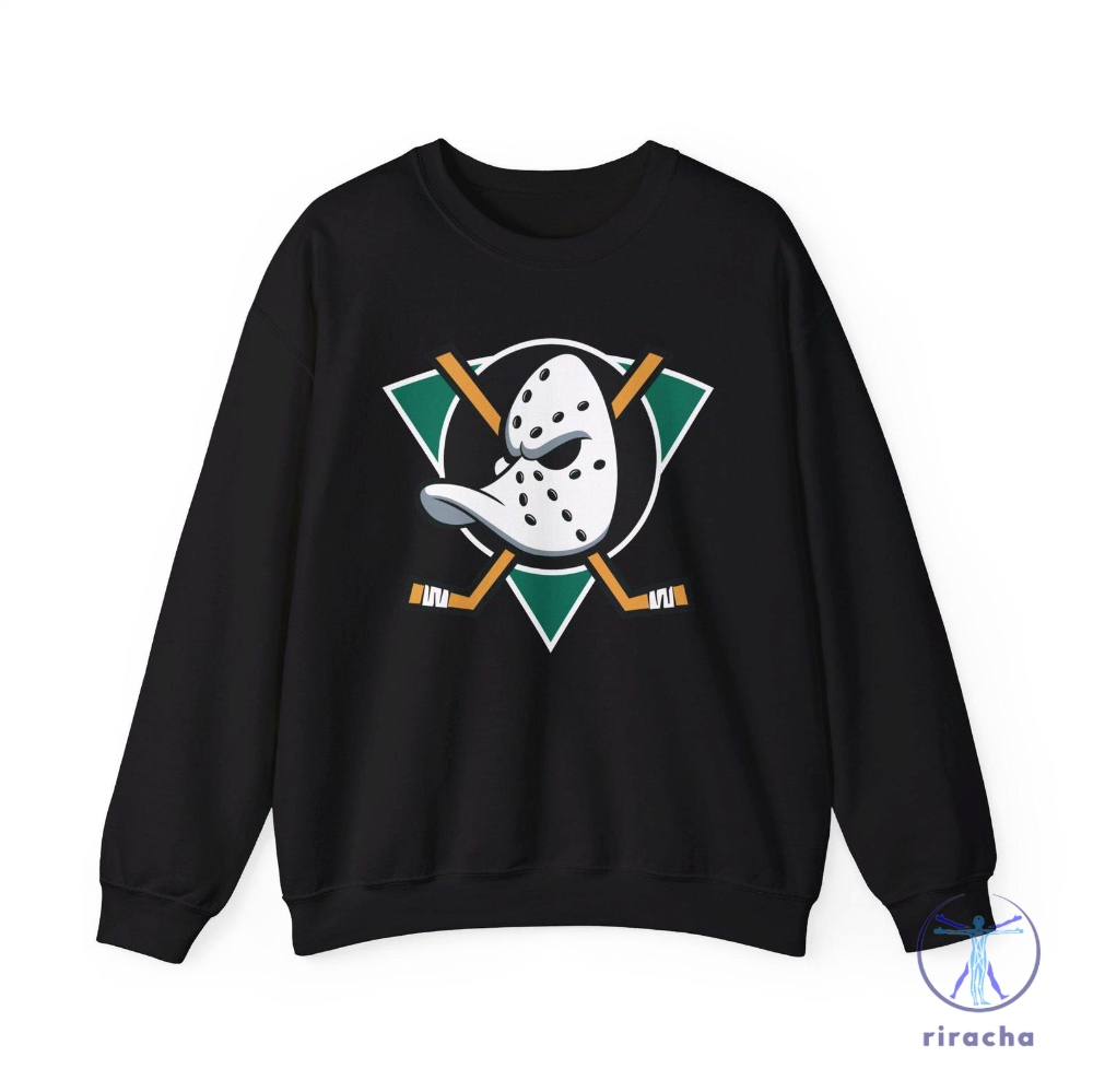 Old School Mighty Ducks Crewneck Mighty Ducks Shirt Anaheim Ducks Shirt