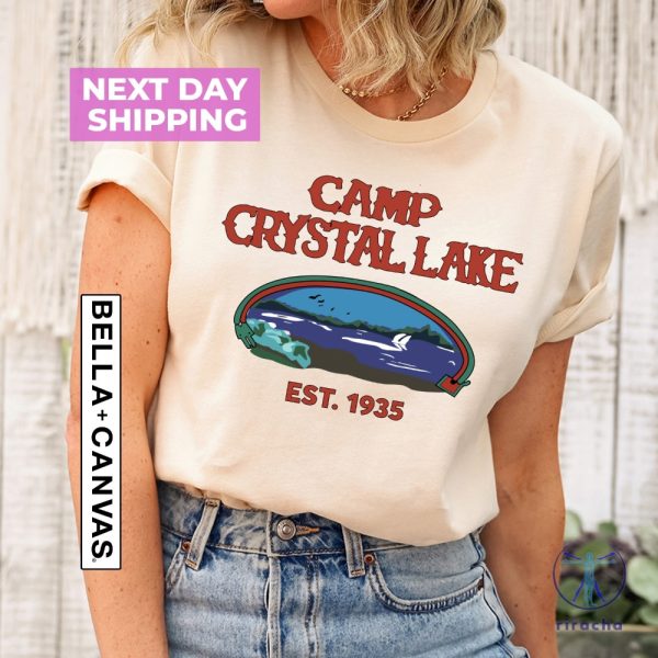 Camp Crystal Lake T Shirt Friday The 13Th Jason Voorhees Horror Movie Shirts Friday The 13Th T Shirt riracha 1