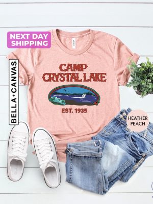 Camp Crystal Lake T Shirt Friday The 13Th Jason Voorhees Horror Movie Shirts Friday The 13Th T Shirt riracha 2