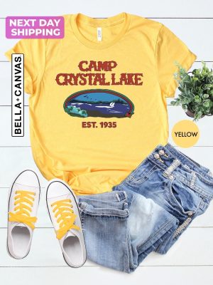 Camp Crystal Lake T Shirt Friday The 13Th Jason Voorhees Horror Movie Shirts Friday The 13Th T Shirt riracha 4