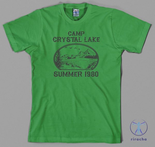 Camp Crystal Lake T Shirt Friday The 13Th Vintage Jason Horror Movie Voorhees Shirts Friday The 13Th T Shirt riracha 3