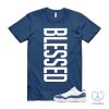 11 Diffused Blue White Midnight Navy Football Grey Retro Low T Shirt Diffused Blue Jordan 11 Shirt riracha 1