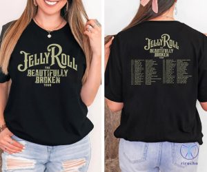 The Beautifully Broken Tour Jelly Roll Tee For Fan Country Concert Beautifully Broken Tour 2024 Sweater riracha 2