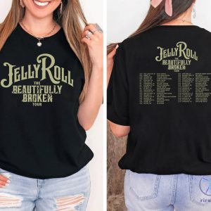 The Beautifully Broken Tour Jelly Roll Tee For Fan Country Concert Beautifully Broken Tour 2024 Sweater riracha 2