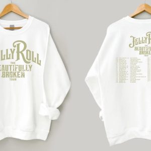 The Beautifully Broken Tour Jelly Roll Tee For Fan Country Concert Beautifully Broken Tour 2024 Sweater riracha 4