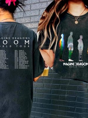 Graphic Imagine Dragons Loom Tour 2024 Tshirt Imagine Dragons Band Shirt Imagine Dragons Band Fan Gift riracha 2