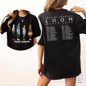 Graphic Imagine Dragons Loom Tour 2024 Tshirt Imagine Dragons Band Shirt Imagine Dragons Band Fan Gift riracha 3