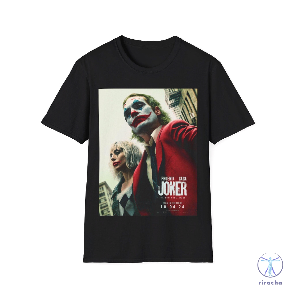 Joker 2 Movie Unisex Tshirt Joaquin Phoenix And Lady Gaga Shirt