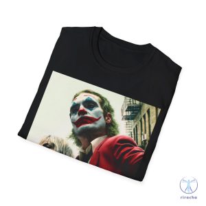 Joker 2 Movie Unisex Tshirt Joaquin Phoenix And Lady Gaga Shirt riracha 2