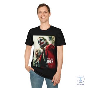 Joker 2 Movie Unisex Tshirt Joaquin Phoenix And Lady Gaga Shirt riracha 3