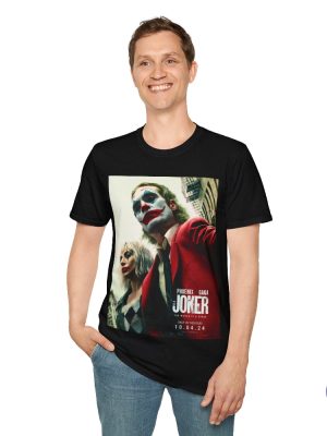 Joker 2 Movie Unisex Tshirt Joaquin Phoenix And Lady Gaga Shirt riracha 3