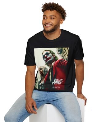 Joker 2 Movie Unisex Tshirt Joaquin Phoenix And Lady Gaga Shirt riracha 4