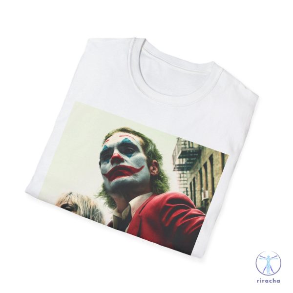 Joker 2 Movie Unisex Tshirt Joaquin Phoenix And Lady Gaga Shirt riracha 5