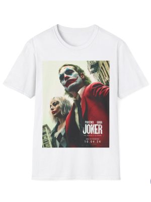 Joker 2 Movie Unisex Tshirt Joaquin Phoenix And Lady Gaga Shirt riracha 6