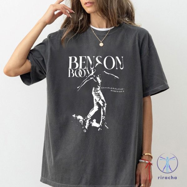 Vintage Benson World Tour 2024 Shirt Fireworks And Rollerblades Boone 2024 Concert Tee riracha 1