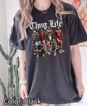 Thug Life Halloween Character Tshirt Horror Movie Shirt Movie Killers Shirt Series Killer Halloween Shirt riracha 5