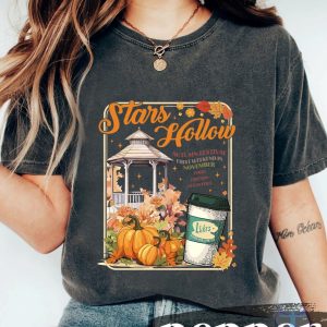 Stars Hollow Shirt Gilmore Girls Shirt Fall Vibes Shirt Lukes Diner Coffee Autumn Festival Lukes Diner Shirt riracha 3