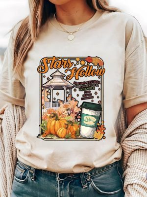 Stars Hollow Shirt Gilmore Girls Shirt Fall Vibes Shirt Lukes Diner Coffee Autumn Festival Lukes Diner Shirt riracha 4