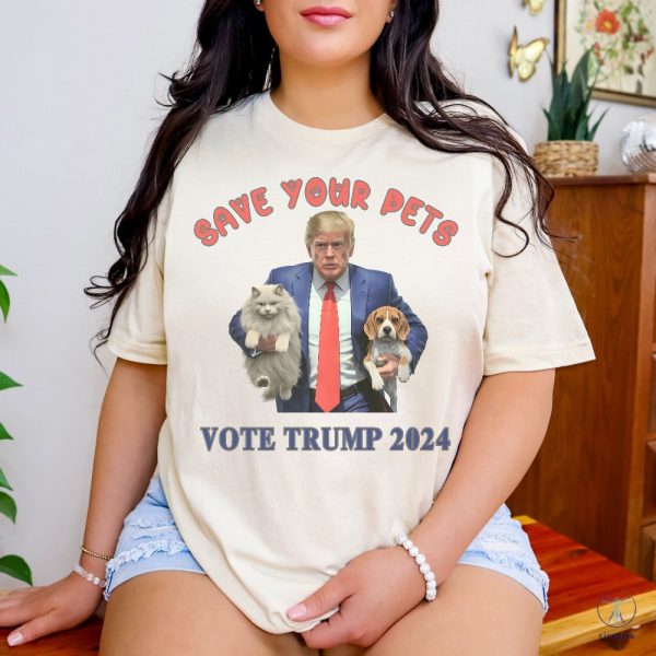 Funny Trump 2024 Shirt Animal Lover Gift Cat Lover Dog Lover Tshirt For Women And Men Republican Shirt riracha 1