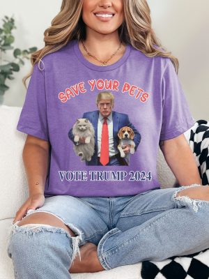 Funny Trump 2024 Shirt Animal Lover Gift Cat Lover Dog Lover Tshirt For Women And Men Republican Shirt riracha 2