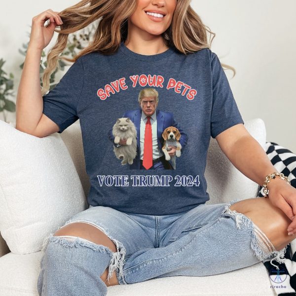 Funny Trump 2024 Shirt Animal Lover Gift Cat Lover Dog Lover Tshirt For Women And Men Republican Shirt riracha 3