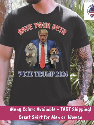 Funny Trump 2024 Shirt Animal Lover Gift Cat Lover Dog Lover Tshirt For Women And Men Republican Shirt riracha 4