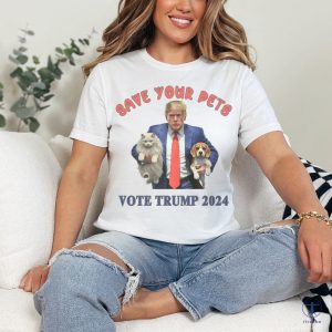 Funny Trump 2024 Shirt Animal Lover Gift Cat Lover Dog Lover Tshirt For Women And Men Republican Shirt riracha 5