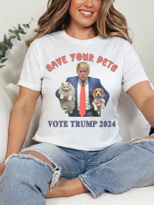 Funny Trump 2024 Shirt Animal Lover Gift Cat Lover Dog Lover Tshirt For Women And Men Republican Shirt riracha 5