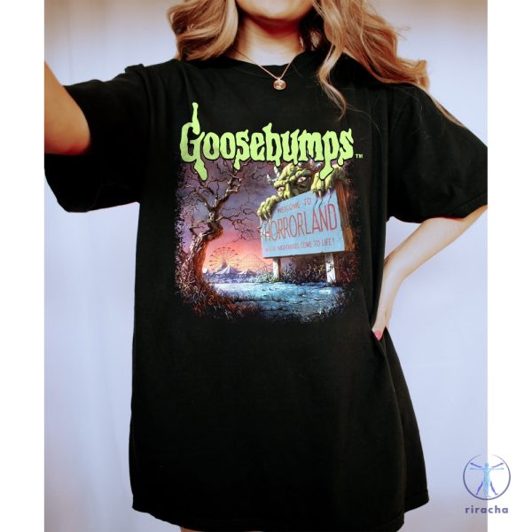 Goosebumps Shirt Horrorland Shirt R L Stine Goosebumps Shirt Goosebumps Halloween Shirt riracha 1