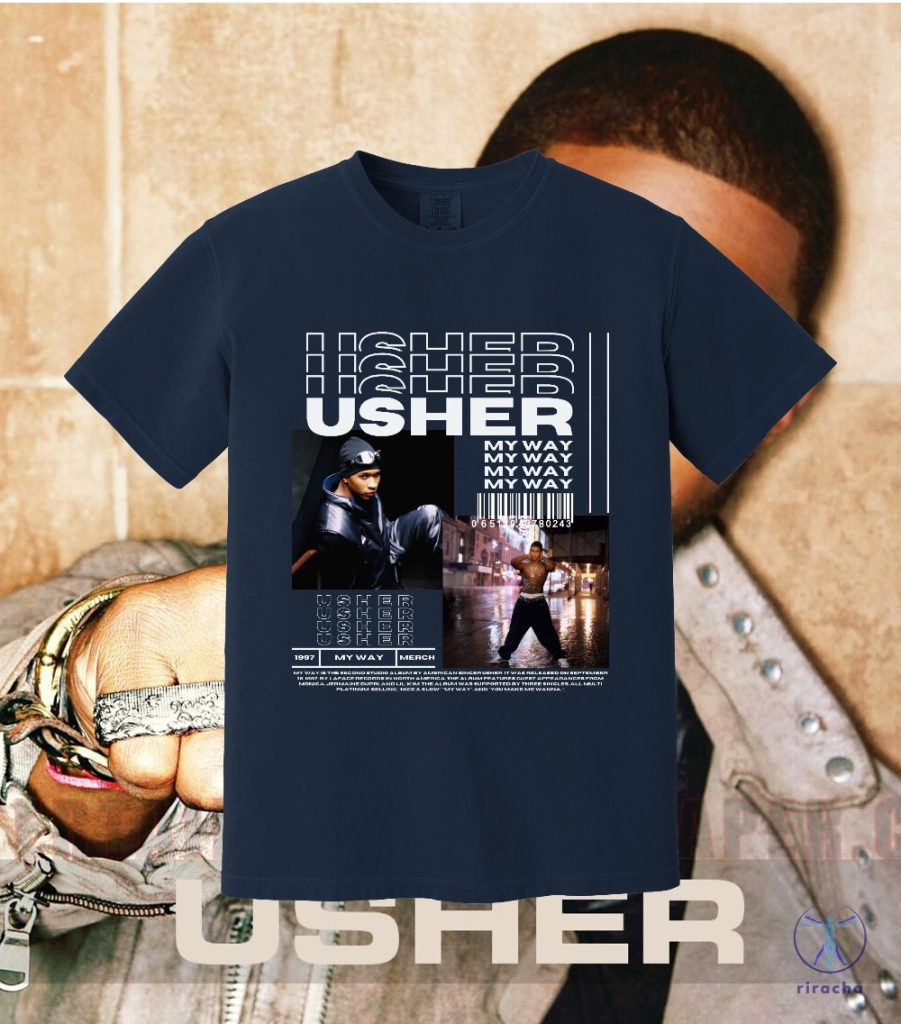 Usher World Tour Shirt Usher Past Present Future Tour Usher Past Present Future Setlist Usher Setlist 2024 Tour riracha 1