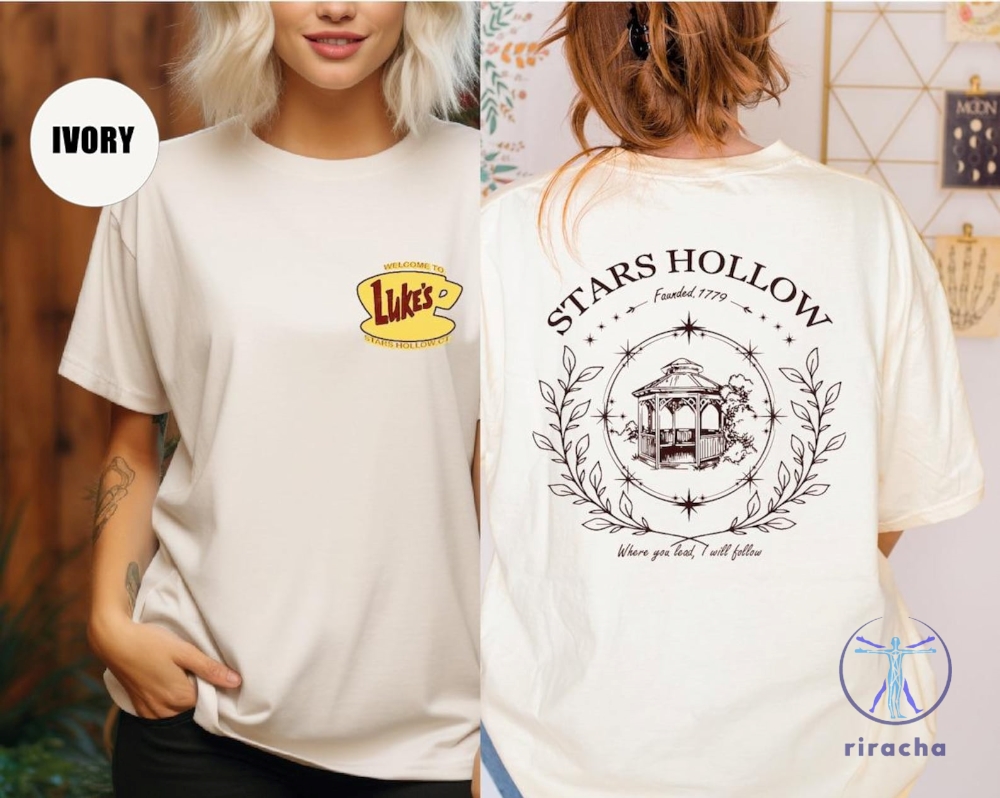 Vintage Stars Hallow Lukes Shirt Gilmore Girls Shirt Stars Hallow Shirt Autumn Festival Shirt Lukes Diners Tee