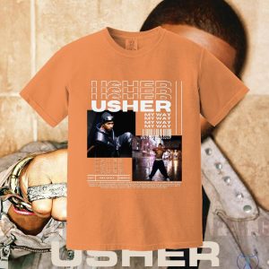 Usher World Tour Shirt Usher Past Present Future Tour Usher Past Present Future Setlist Usher Setlist 2024 Tour riracha 3 1