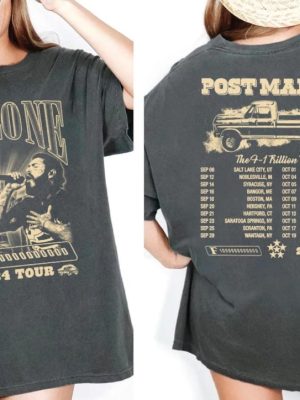 Post Malone Shirt Post Malone Dallas Cowboys Merch Post Malone F1 Trillion Tour riracha 2