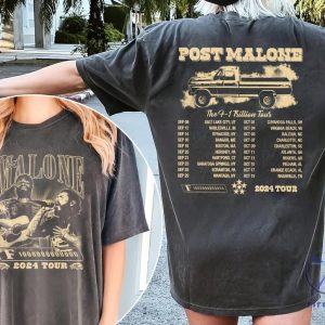 Post Malone Shirt Post Malone Dallas Cowboys Merch Post Malone F1 Trillion Tour riracha 4