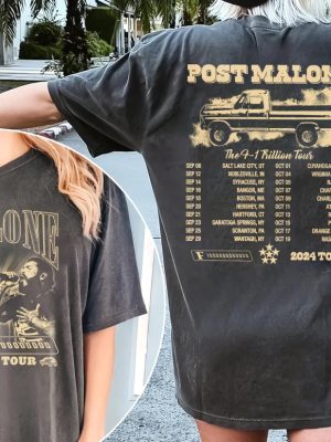 Post Malone Shirt Post Malone Dallas Cowboys Merch Post Malone F1 Trillion Tour riracha 5