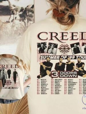 Creed Summer Of 99 Tour Sweatshirt Summer Of 99 Tour Creed Summer Of 99 Tour Summer Of 99 Tour Creed Tour riracha 2