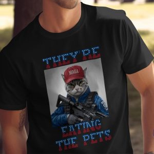 Trump Vs Kamala Debate Shirt Theyre Eating The Pets Humorous Political Tee Trump Eating Pets riracha 3