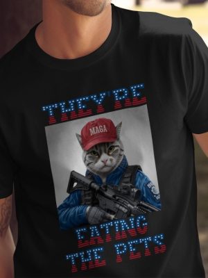 Trump Vs Kamala Debate Shirt Theyre Eating The Pets Humorous Political Tee Trump Eating Pets riracha 3