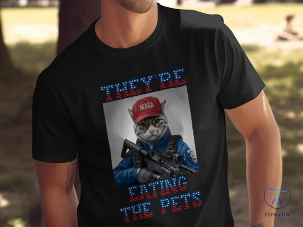 Trump Vs Kamala Debate Shirt Theyre Eating The Pets Humorous Political Tee Trump Eating Pets riracha 3