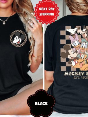 Disney Checkered Shirt Mickey And Co 1928 Shirt Mickey And Minnie Checkered Shirt Checkered Mickey Shirt riracha 3